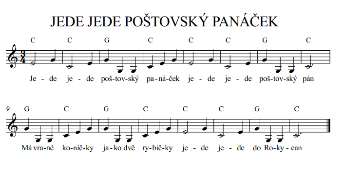 Noty na flétnu pro začátečníky v pdf