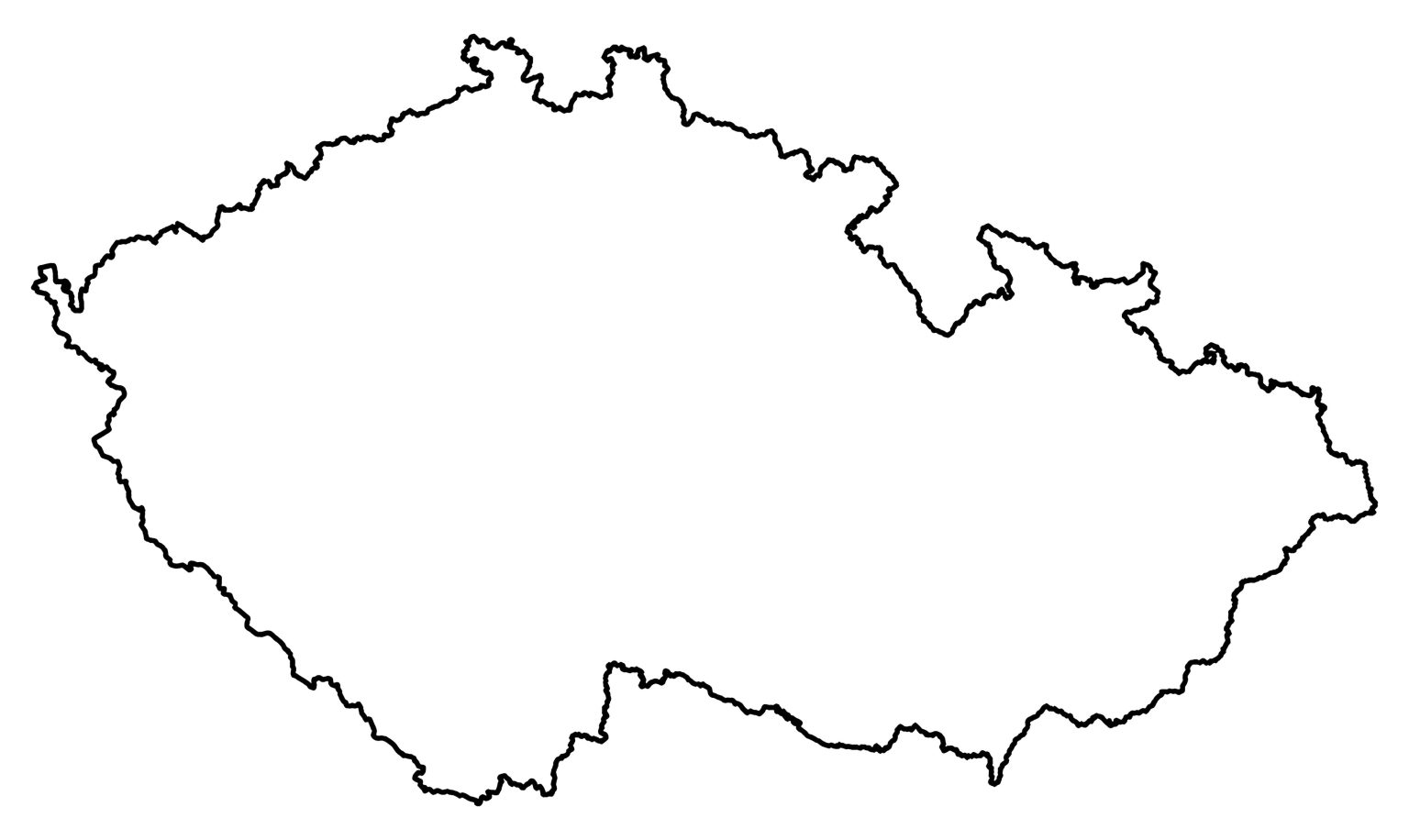 Mapa České republiky k vytisknutí - PODROBNÁ i SLEPÁ - ProDětiCokoliv.cz