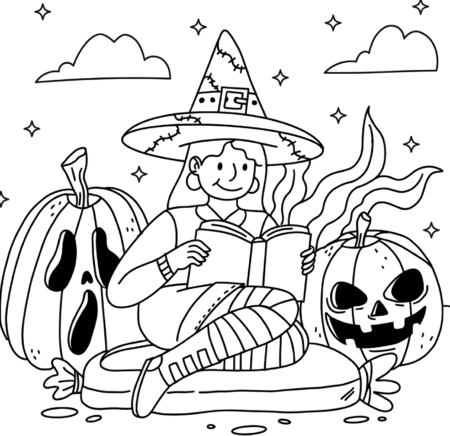 Omalovánky halloween