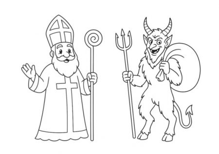 Omalovánky Mikuláš