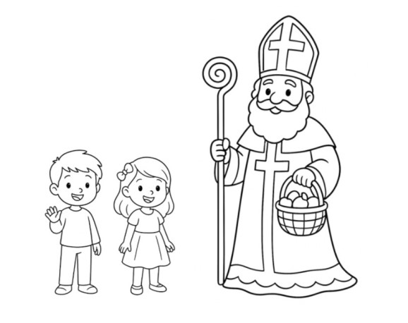 mikuláš omlalovánky