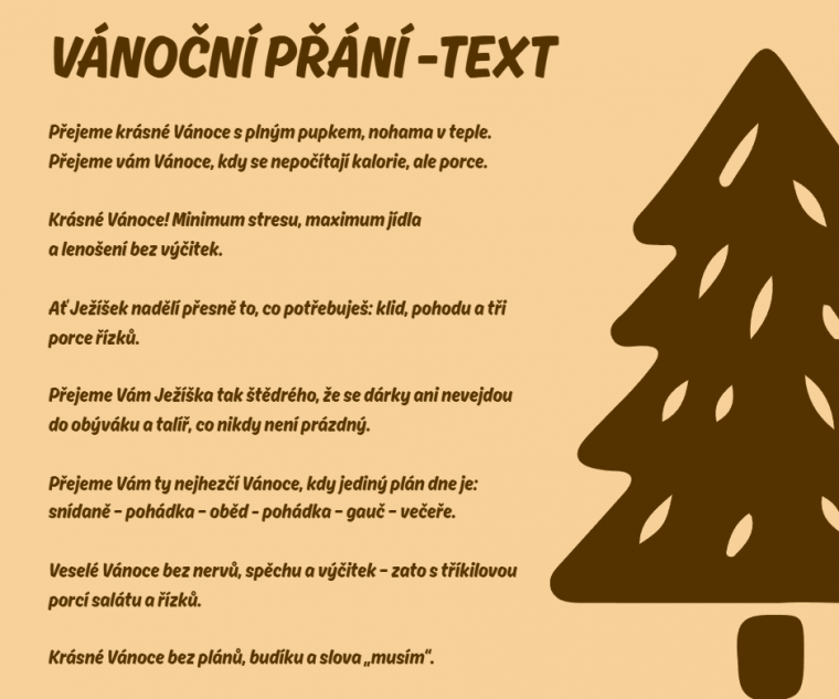Vánoční přání TEXTY: 60+ vtipných, originálních i klasických přání ...