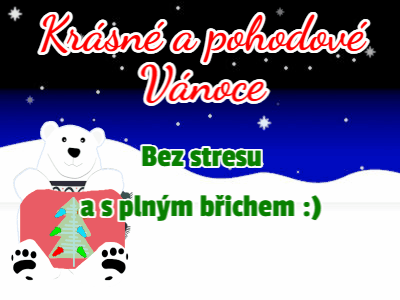 vtipné vánoční přání gif