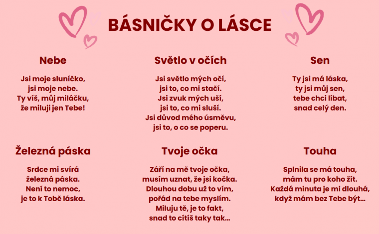básničky o lásce
