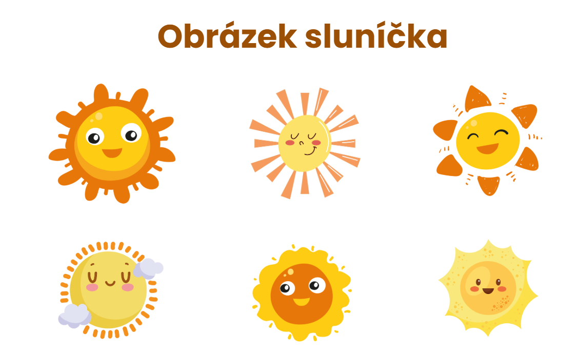 obrázek sluníčka