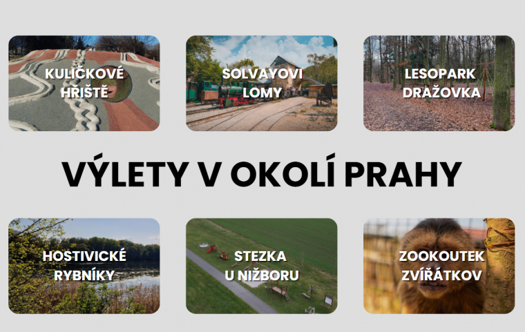 výlety v okolí prahy - západ