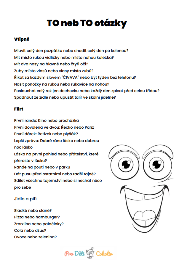 to nebo to otázky