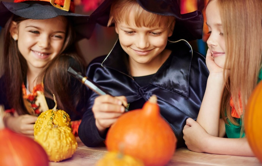 děti halloween