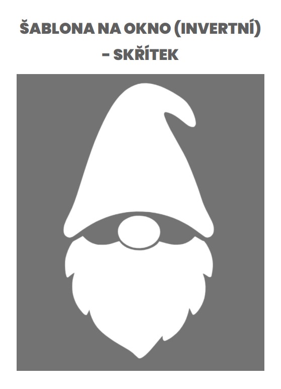 šablona na okno