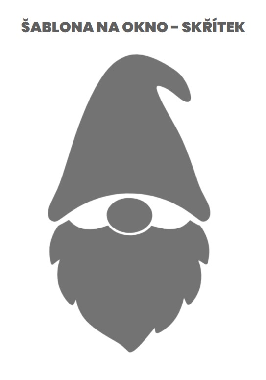 šablona na okno k tisku