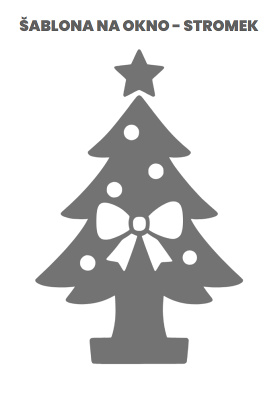 šablona na okno k tisku