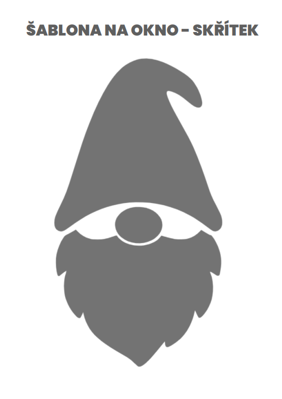 šablona na okno k tisku