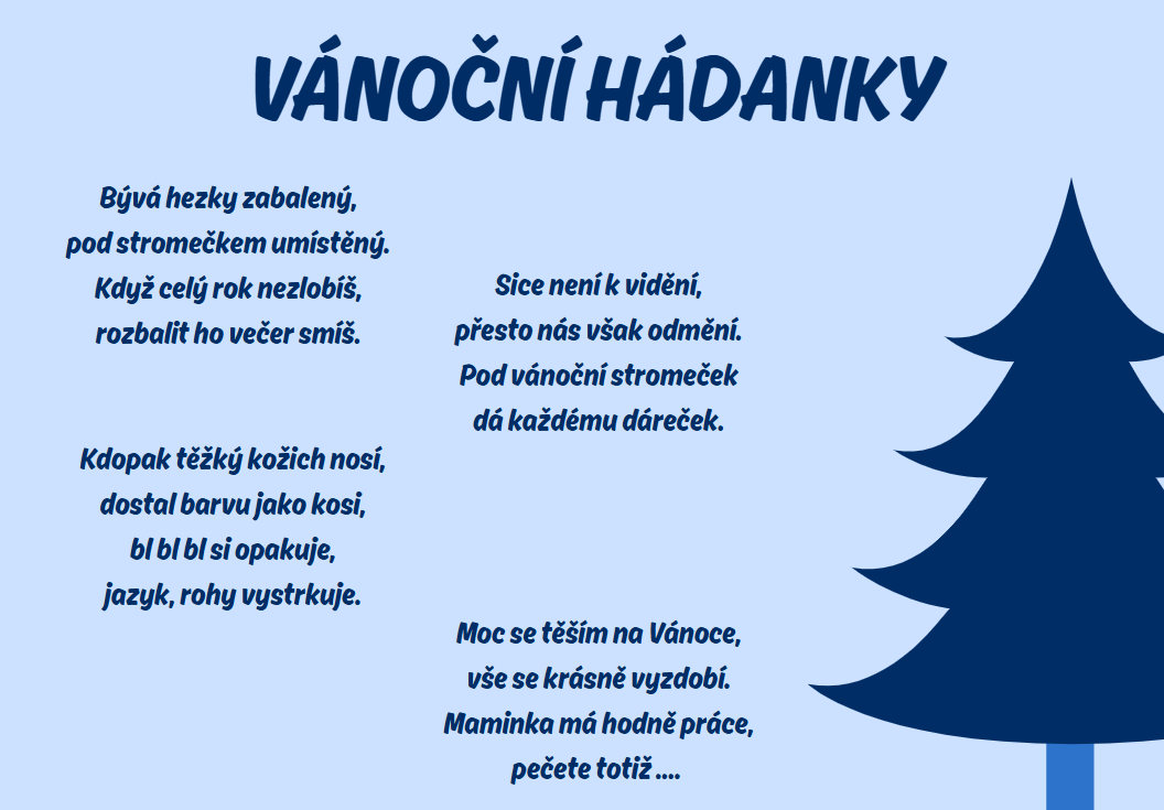 vánoční hádanky