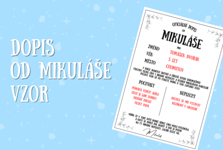DOPIS OD MIKULÁŠE