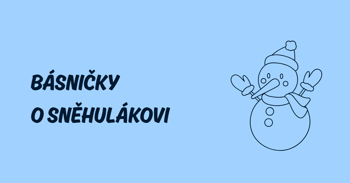 básničky sněhulák