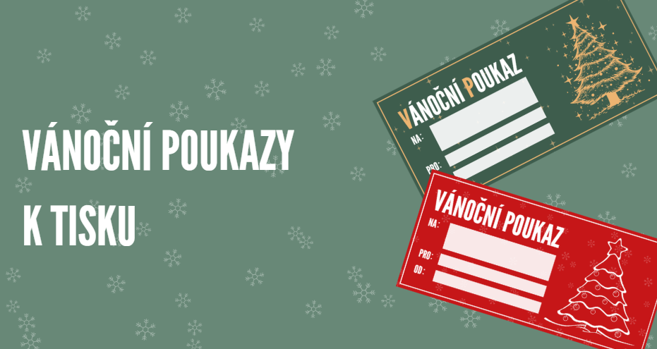 poukazy na vánoce