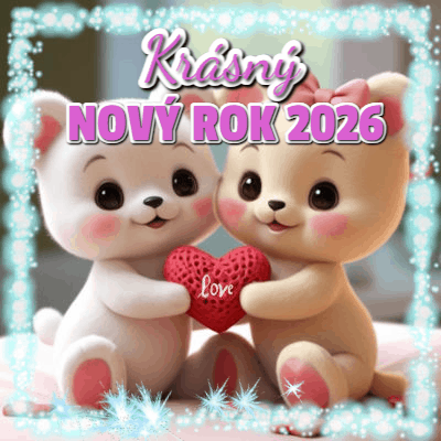 přání do nového roku 2026 gif
