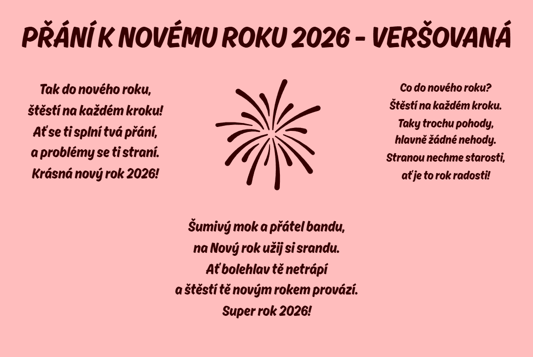 přání k novému roku 2026