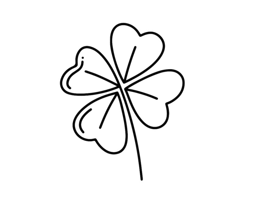 čtyřlístek obrázek