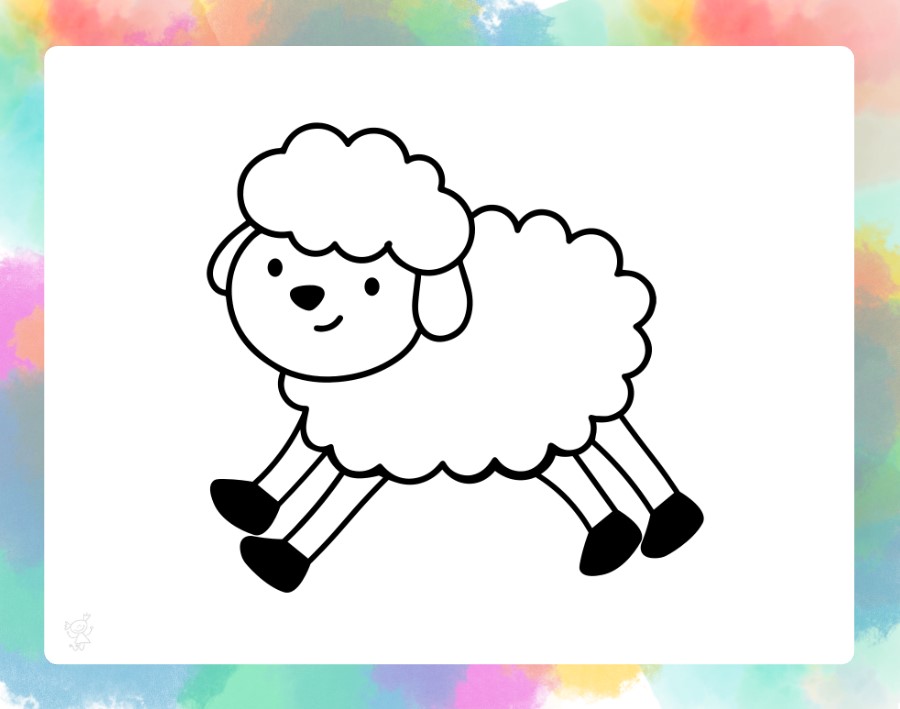 Ovce obrázek kreslený