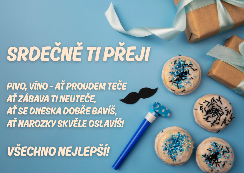 přání k narozeninám pro muže