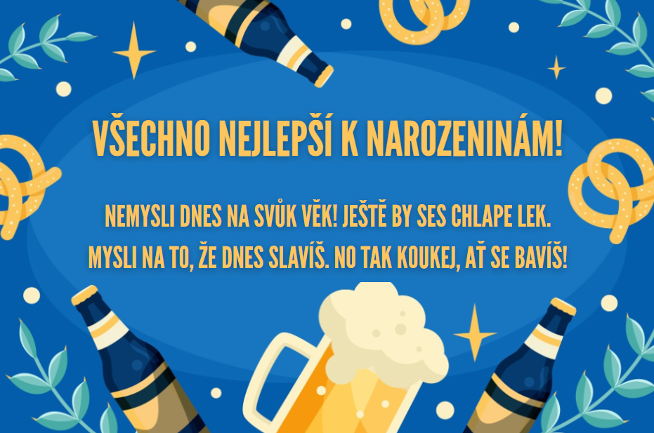 přání k narozeninám pro muže