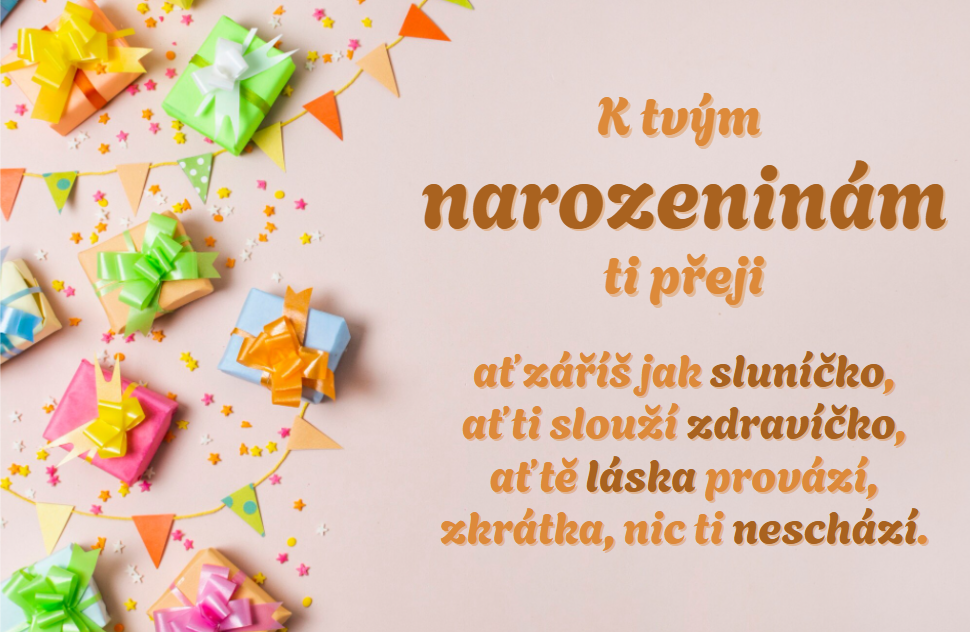 přání k narozeninám