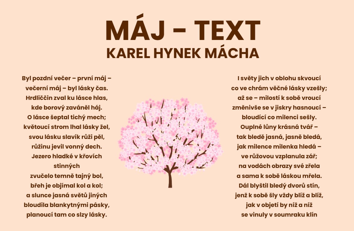 máj text - karel hynem mácha