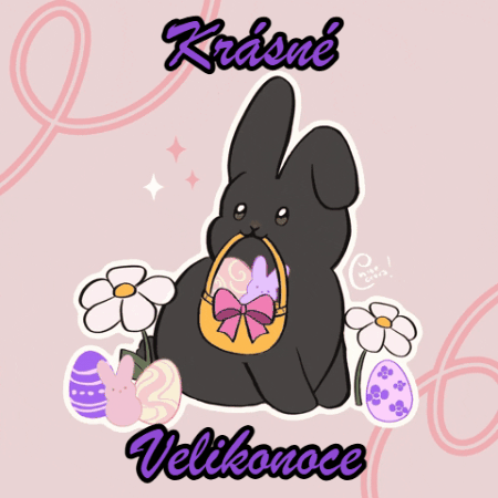 přání k velikonocům gif