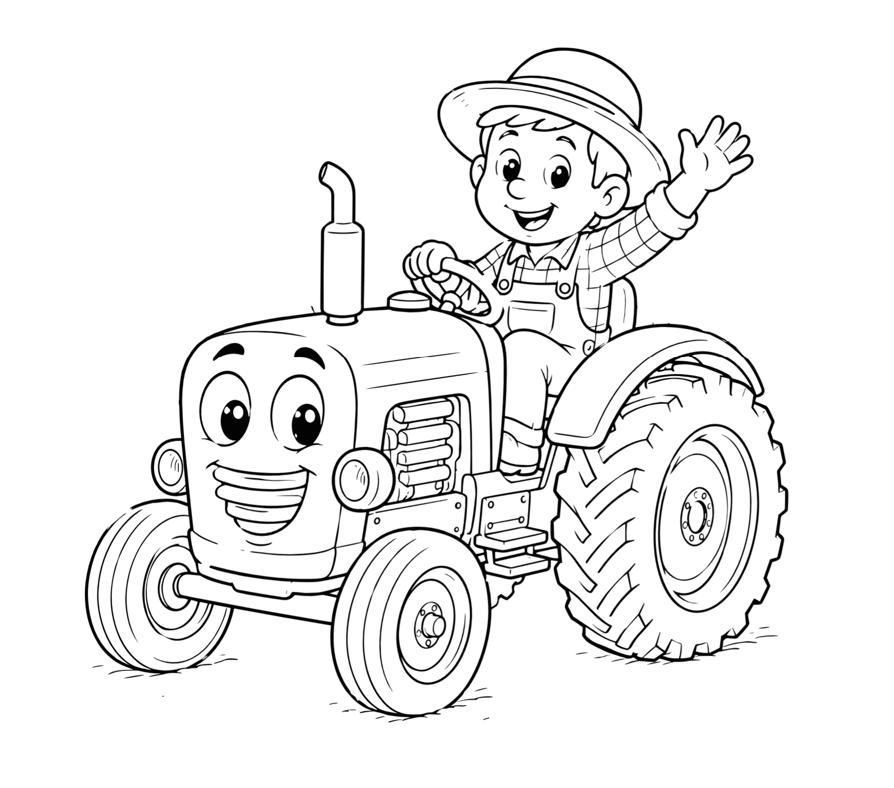 traktor omalovánky