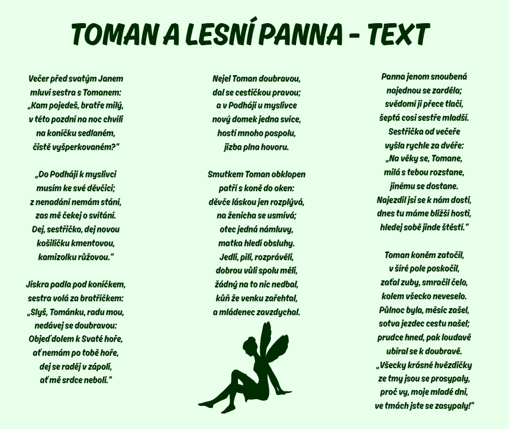 toman a lesní panna