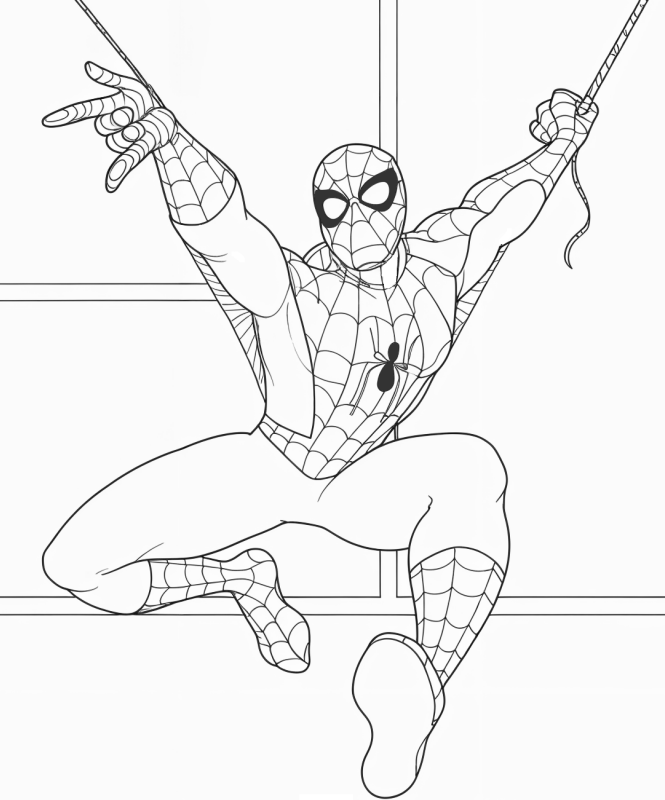 omalovánky spiderman