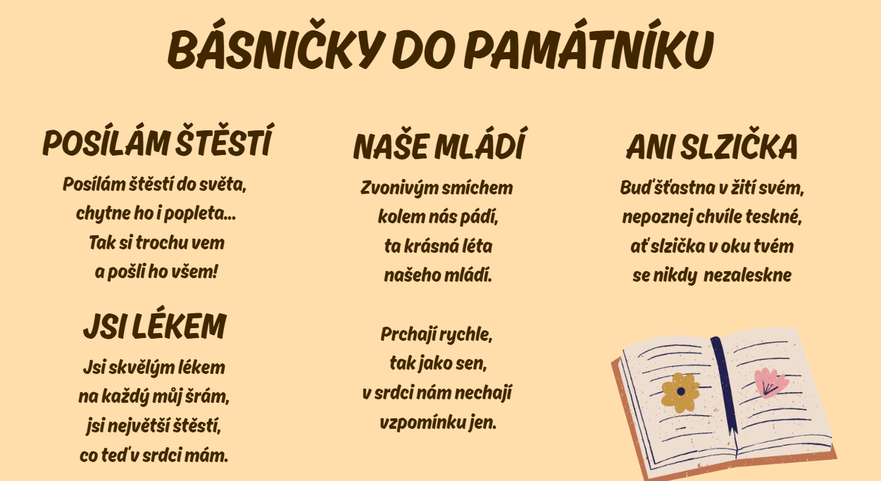 básničky do památníku